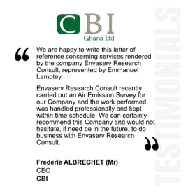 Environmental Monitoring project CBI